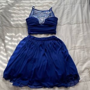 Blue dress